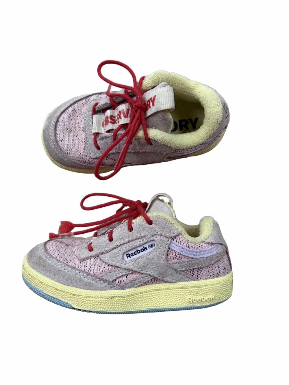 Reebok x The Animals Observatory Toddler Size 6 Classic Club C Revenge Sneakers